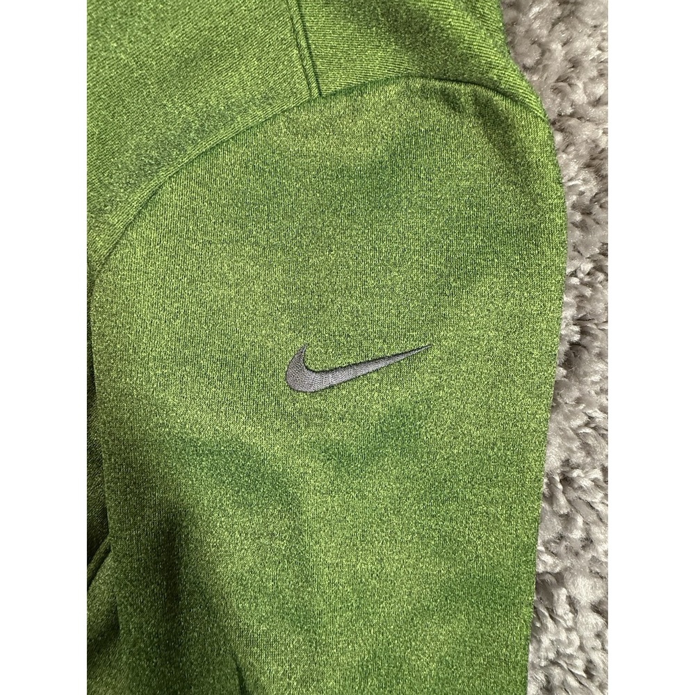 Nike Golf Therma Fit Pullover Womens Medium 1/2 Zip 685282-702 Green Long Sleeve - Picture 6 of 13